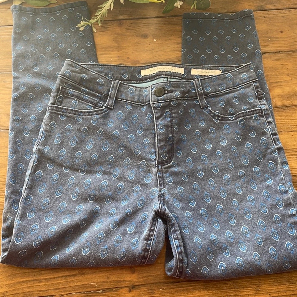Jones New York jeans Bleecker ankle zip size 8p